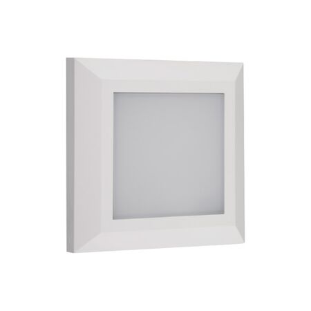 LED ΦΩΤΙΣΤΙΚΟ PC ΕΠΙΤΟIXO ΤΕΤΡΑΓΩΝΟ D125mm 4W 3000K IP65 ΛΕΥΚΟ