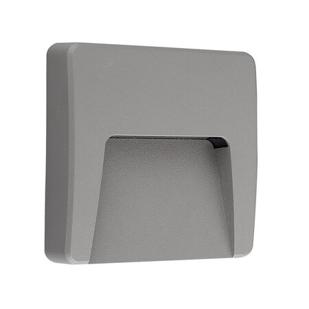 LED LUMINAIRY PC INDIRECT LIGHTING SQUARE 3W 3000K IP65 GREY