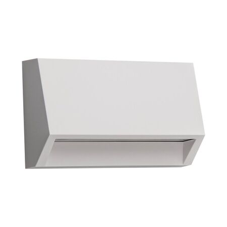 LED LUMINAIRY PC WALL INDIRECT LIGHT.CURVED RECT. 2W 3000K IP65 WHITE