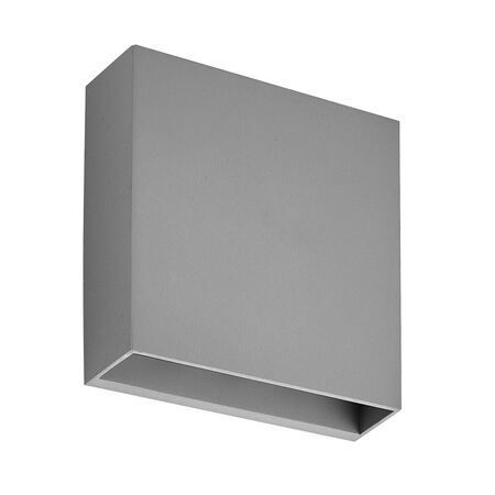 LED LUMINAIRY PC SQUARE UP DOWN 6W 3000K IP65 GREY