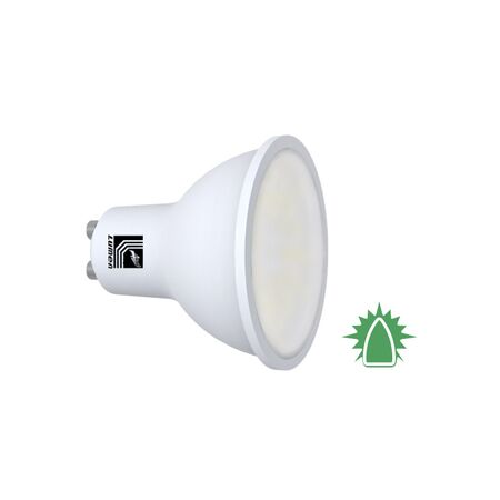 Led SMD GU10 Frosted Cover 230V 5W 105° Green