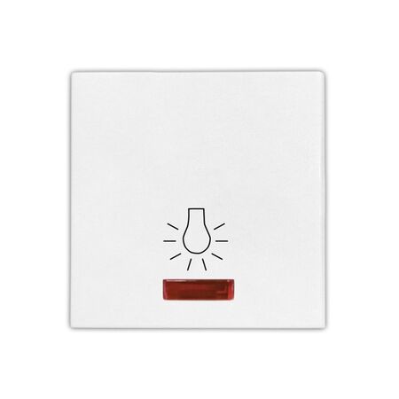 Shutter control switch gangs white, without mechanism, without frame