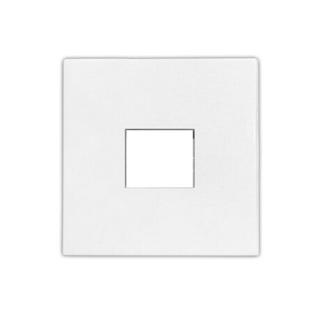 RJ11 front part white, without mechanism, without frame