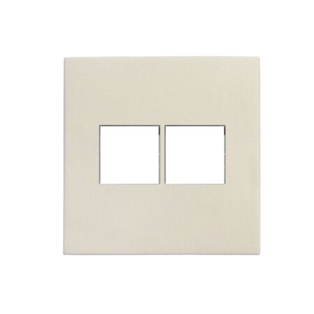 ΠΛΑΚΙΔΙΟ ΠΡΙΖΑΣ DATA ΔΙΠΛΗ RJ45+RJ45 Cat.6 ΜΠΕΖ
