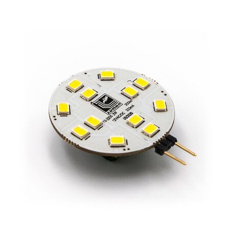 Led SMD G4 Round 12VAC/DC 2W 120° Cool White