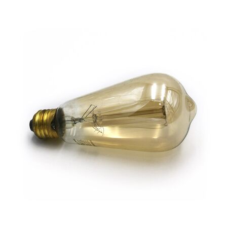Carbon Decorative Lamp Filament ST64-P E27 230V 40W 2200K
