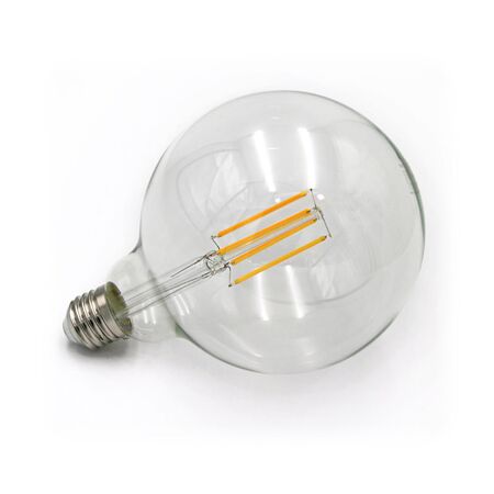 Led COG E27 Clear G125 230V 10W Warm White