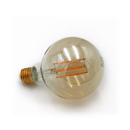 LED ΛΑΜΠΑ COG GLOBE Φ95 Ε27 6W 230V ΜΕΛΙ 2200K