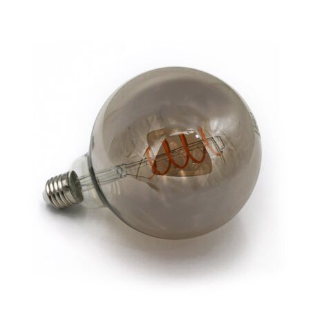 LED ΛΑΜΠΑ COG SPIRAL GLOBE Φ125 SMOKY Ε27 6W ΝΤΙΜΑΡΙΖ.ΘΕΡΜΟ