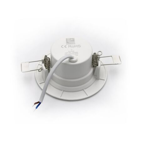Led Down Light 6W Round Slim Type IP54 120° 3000K White D100