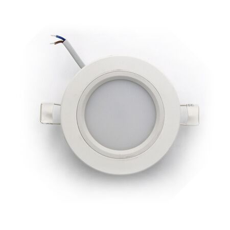 LED ΦΩΤΙΣΤΙΚΟ ΨΕΥΔΟΡΟΦΗΣ ΣΤΡΟΓΓΥΛΟ IP54 6W 3000K 120° ΛΕΥΚΟ