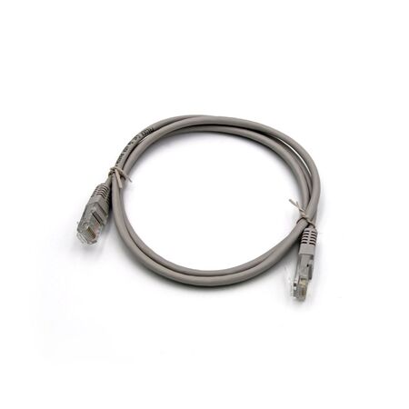 ΚΑΛΩΔΙΟ UTP Cat6 ΧΑΛΚΟΥ(CU) 4x2x7*0.16mm 1m PRO ΓΚΡΙ