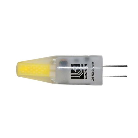 LED ΛΑΜΠΑ ΣΙΛΙΚΟΝΗΣ COB G4 2W 12VAC/DC MAT ΘΕΡΜΟ 3000Κ