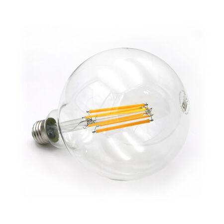 LED ΛΑΜΠΑ COG GLOBE Φ125 ΔΙΑΦΑΝΟ Ε27 16W 230V ΘΕΡΜΟ