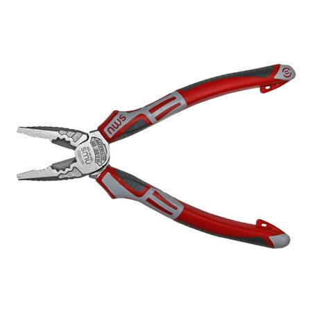 Plier GS grey-red handle 205mm