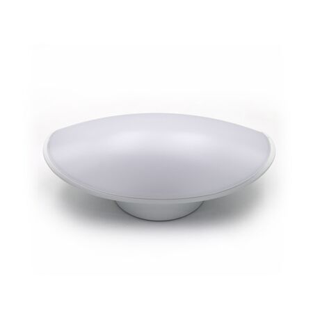LED ΑΠΛΙΚΑ ΑΛΟΥΜΙΝΙΟΥ ΟΒΑΛ 8W 3000K ΙΡ54 ΛΕΥΚΗ