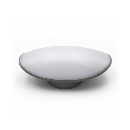 LED ΑΠΛΙΚΑ ΑΛΟΥΜΙΝΙΟΥ ΟΒΑΛ 8W 3000K ΙΡ54 ΓΚΡΙ
