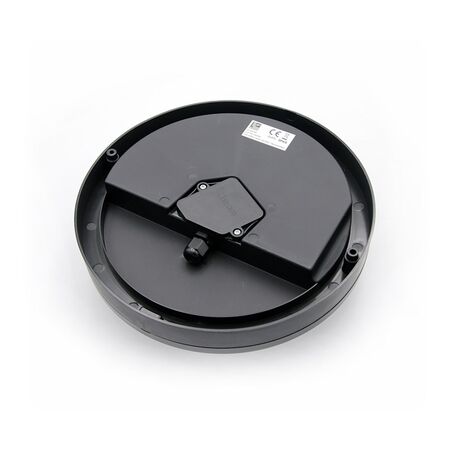 LED CEILING PC ROUND D: 230MM 18W 4000K IP65 BLACK