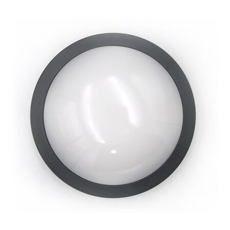 LED CEILING PC ROUND 18W 4000K IP65 GREY