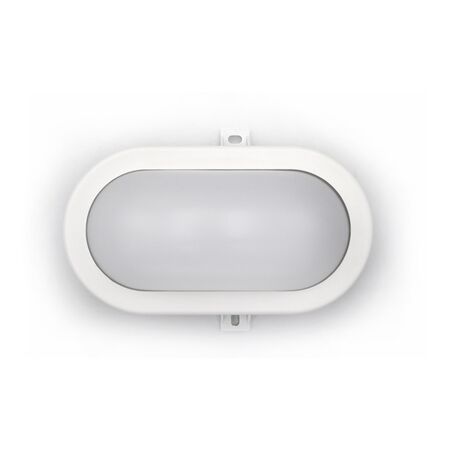 LED ΧΕΛΩΝΑ PC ΟΒΑΛ 170x116mm 10W 4000K IP54 ΛΕΥΚΗ