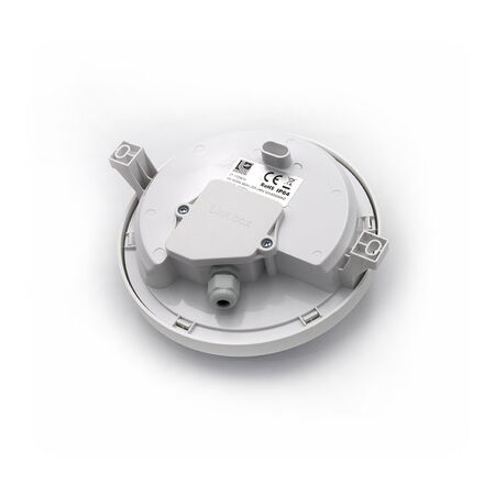 Led bulkhead wallmounted light round ABS body, PC cover,IP54 6W 172x150x79mm 230V 4000k white