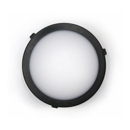 LED ΧΕΛΩΝΑ PC ΣΤΡΟΓΓΥΛΗ Φ210mm 12W 4000K IP54 ΜΑΥΡΗ