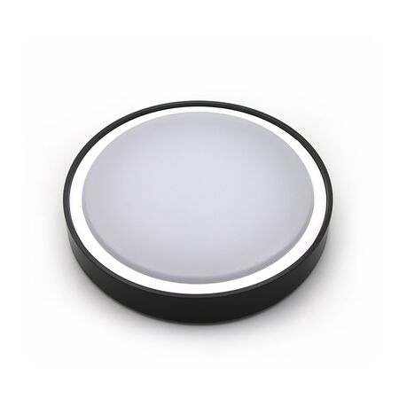 LED CEILING FIXTURE PC ROUND D:300MM 18W 4000K IP65 GRAPHITE