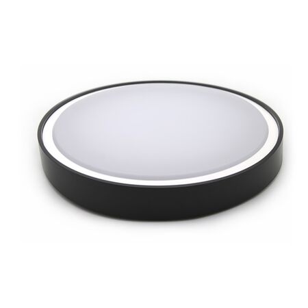 LED CEILING FIXTURE PC ROUND D:300MM 18W 4000K IP65 GRAPHITE