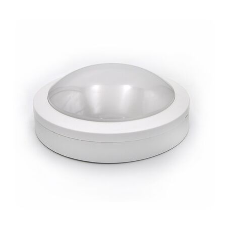 LED CEILING PC ROUND D:170MM 8W 3000K IP65 WHITE