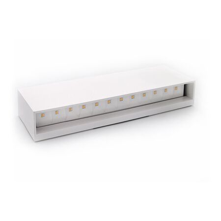 LED LUMINAIRY PC RECTANGLE DOWN 6W 3000K IP65 WHITE