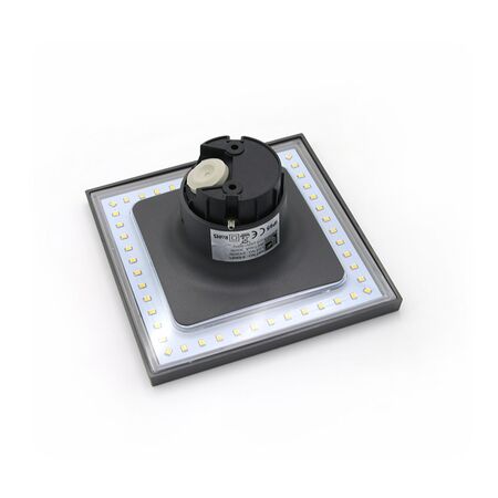 LED LUMINARY PC INDIRECT LIGHTING SQUARE 8W 3000K IP65 GRAPHITE