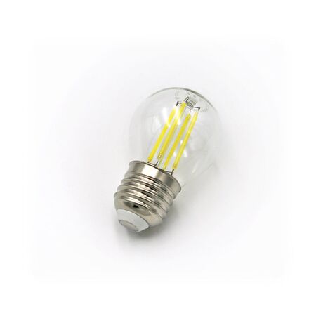 LED ΛΑΜΠΑ COG ΣΦΑΙΡΙΚΟ ΔΙΑΦΑΝΟ Ε27 7W 230V ΨΥΧΡΟ