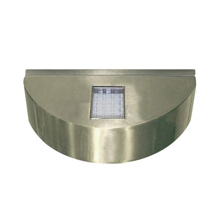 Wall mounted Aluminum 2side semicircle lighting fitting 7005 40led IP54 antique brass body cool white