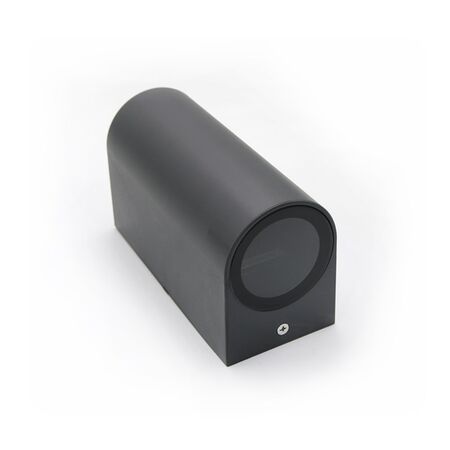 Wall Spot 220-240V 2XGU10 IP54 Oval graphite