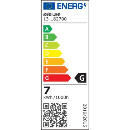 LED ΛΑΜΠΑ MR16 7W 12VAC/DC 38° ΘΕΡΜΟ 3000Κ