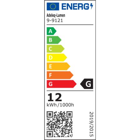 LED LUMINAIRY PC RECTANGLE UP DOWN 12W 3000K IP65 GRAPHITE