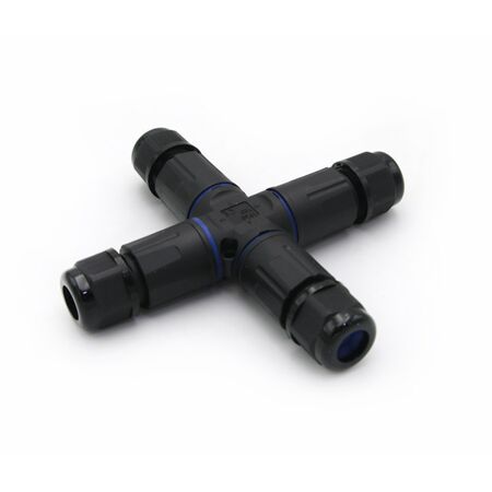 Waterproof Connector Cross 16A 2P 0.5-2.5mm² IP68