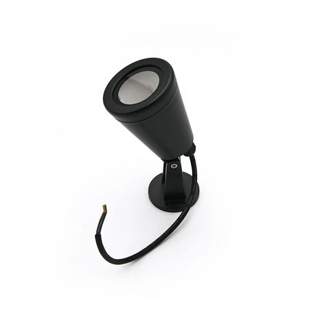 Plastic garden Spot Fitting with base GU10 IP65 BLACK