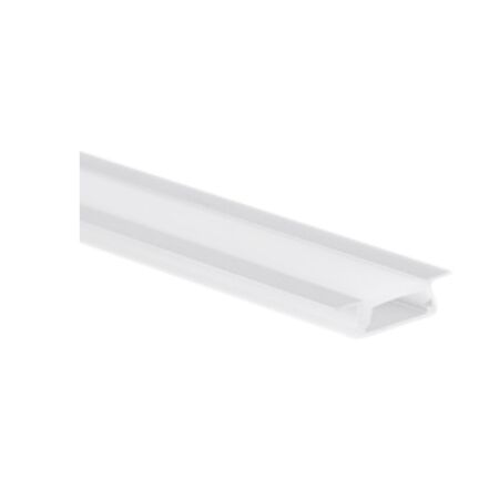 Alum Profile white 2m wall for led strips max W:11mm W:21.2mmH:5.6mm