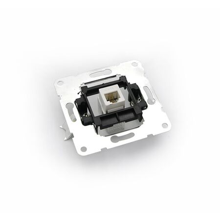 Mechanism IP20 insert for telephone socket 1xRJ11(6/4)