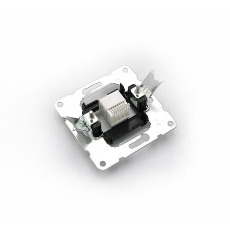 Mechanism IP20 insert for telephone socket 1xRJ11(6/4)