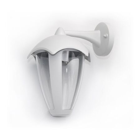 Wall mounted Aluminum Lighting Fitting Down  Ε27 IP44 White