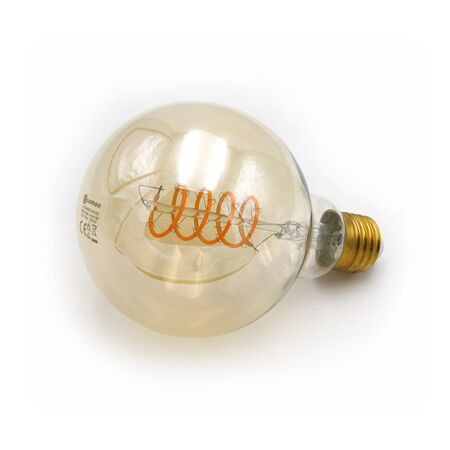 Led COG Spiral E27 golden G95 230V 6W Dimmable