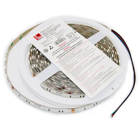 ΤΑΙΝΙΑ LED 5m 24VDC 10W/m 5050 60LED/m RGB IP54