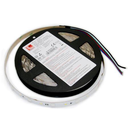 ΤΑΙΝΙΑ LED 5m 24VDC 9.6W/m 5050 60LED/m RGB+W IP54