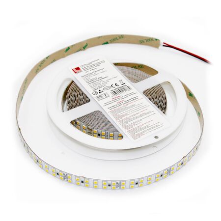 Led Strip Adhesive White PCB 5m 24VDC 24W/m 2835 252L/m Warm White IP54