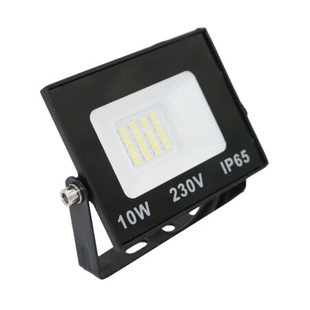 ΠΡΟΒΟΛΕΑΣ LED-SMD 10W 230V 3000K IP65 ΜΑΥΡΟΣ