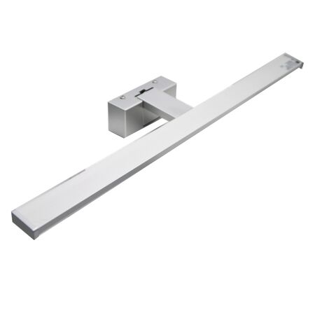 ΦΩΤΙΣΤΙΚΟ LED ΛΟΥΤΡΟΥ ΑΛΟΥΜ&PC 80cm 15W IP44 4000K ΧΡΩΜΙΟ ΜΕ ΒΑΣΗ