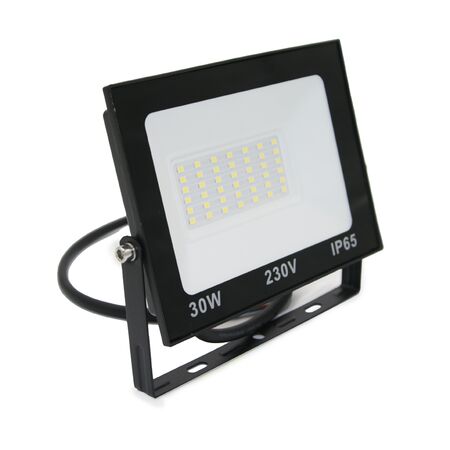 ΠΡΟΒΟΛΕΑΣ LED-SMD 30W 230V 3000K IP65 ΜΑΥΡΟΣ