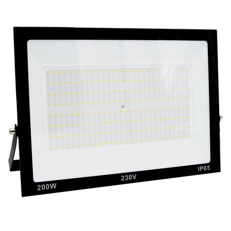 ΠΡΟΒΟΛΕΑΣ LED-SMD 200W 230V 4000K IP65 ΜΑΥΡΟΣ